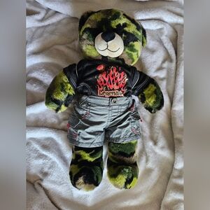 Camo Build A Bear with Graphic Tee and Shorts